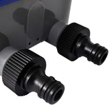 Garden Electronic Automatic Water Timer Irrigation Timer Double Outlet - Close-Up Angle