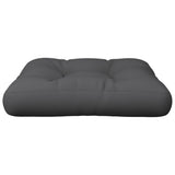 Pallet Cushion 50x50x12 cm Grey Fabric - 45-Degree Angle
