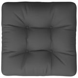 Pallet Cushion 50x50x12 cm Grey Fabric