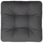 Pallet Cushion 60x60x12 cm Grey Fabric