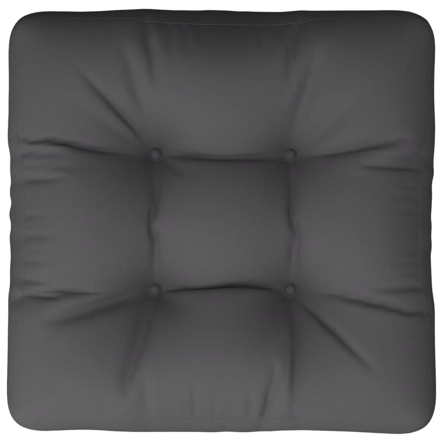 Pallet Cushion 60x60x12 cm Grey Fabric