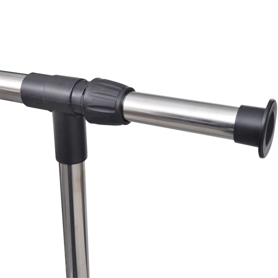 Adjustable Clothes Racks 2 pcs 1 Hanging Rail