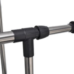Adjustable Clothes Racks 2 pcs 2 Hanging Rails