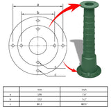 Garden Water Pump with Stand Cast Iron