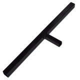 Ground Drill with Handle Auger Bit 100 mm Double Spirals Steel Black - Front View