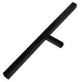 Ground Drill with Handle Auger Bit 120 mm Double Spirals Steel Black - Front View