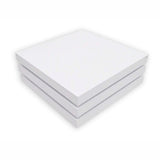 Coffee Table 3 Tiers High Gloss White - Side View