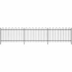 Fence 600 x 150 cm Powder coated steel