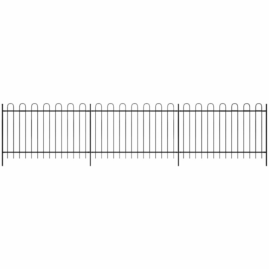 Fence 600 x 150 cm Powder coated steel