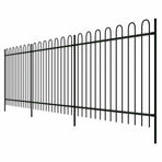 Fence 600 x 150 cm Powder coated steel