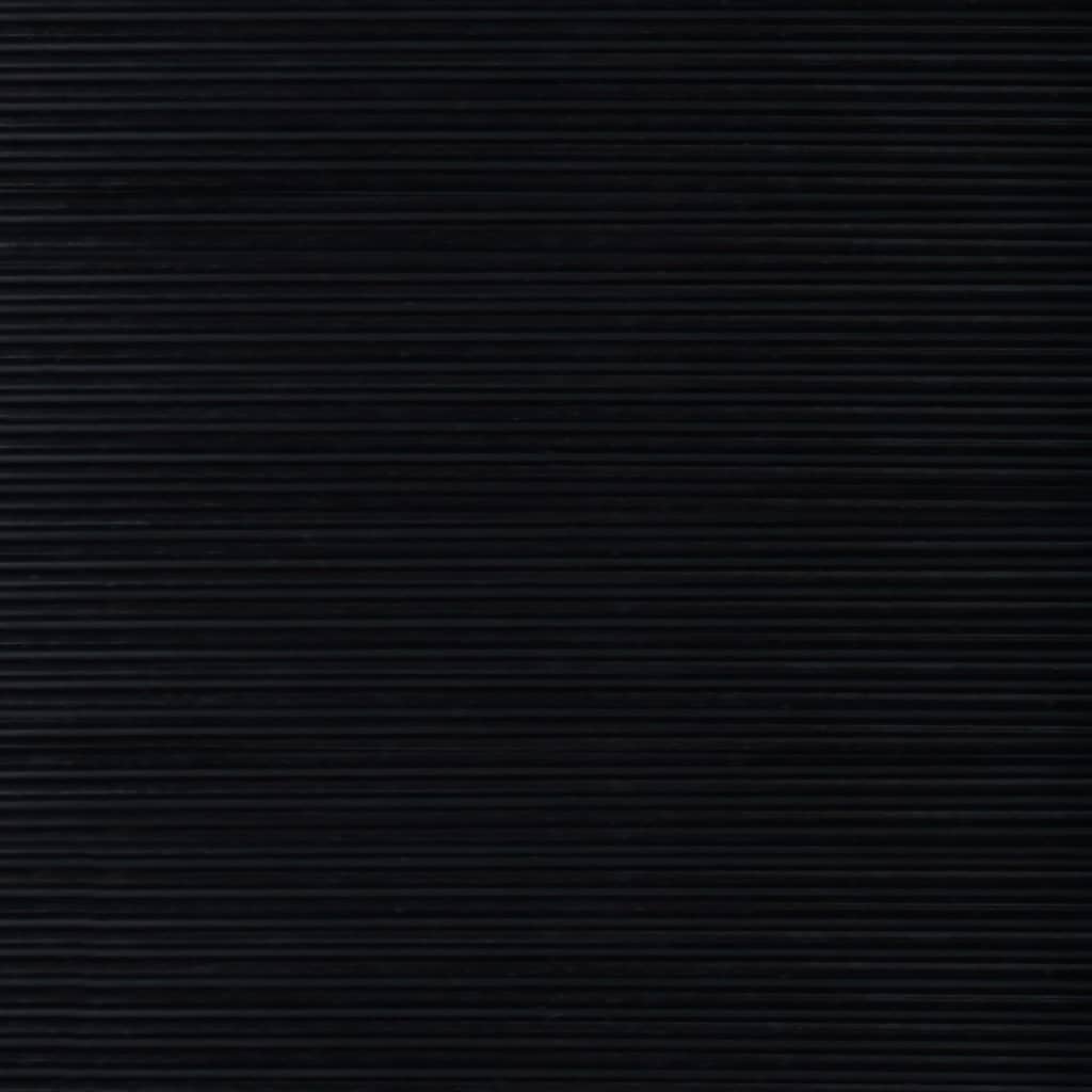 Rubber Floor Mat Anti-Slip 5 x 1 m Fine Ribbed