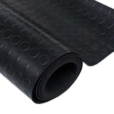 Rubber Floor Mat Anti-Slip with Dots 2 x 1 m - Top-Down View