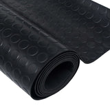 Rubber Floor Mat Anti-Slip with Dots 5 x 1 m - Top-Down View