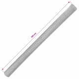 Mesh Screen Aluminium 100x500 cm Silver