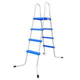 Swimming Pool Steel Frame Round 457 x 122 cm with Ladder - Side View