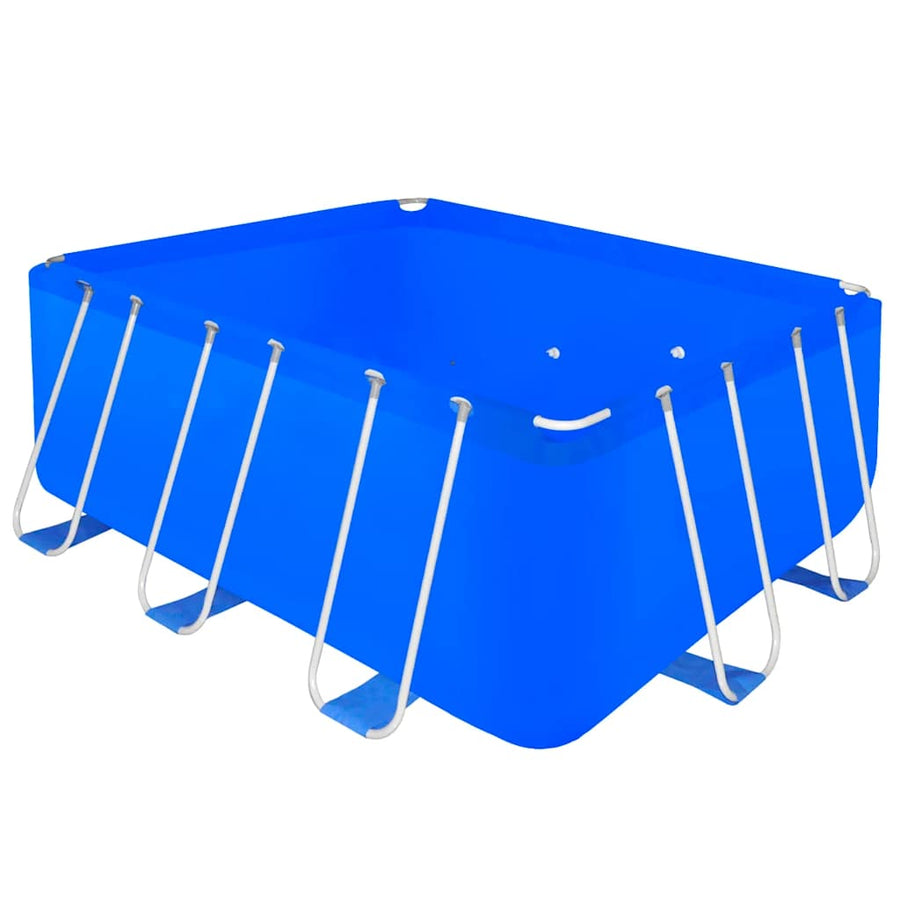 Swimming Pool with Ladder Steel 400 x 207 x 122 cm