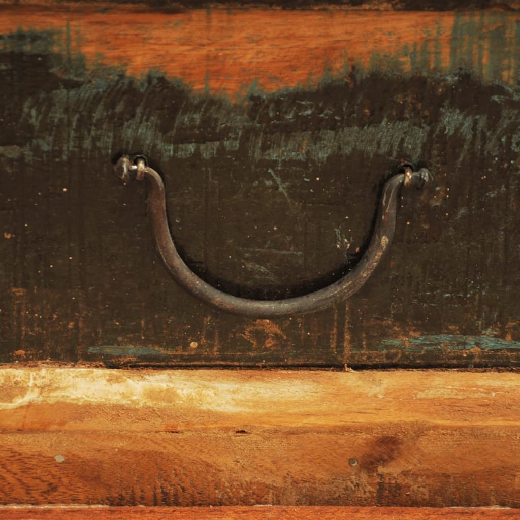 Coffee Table With Storage Vintage Reclaimed Wood