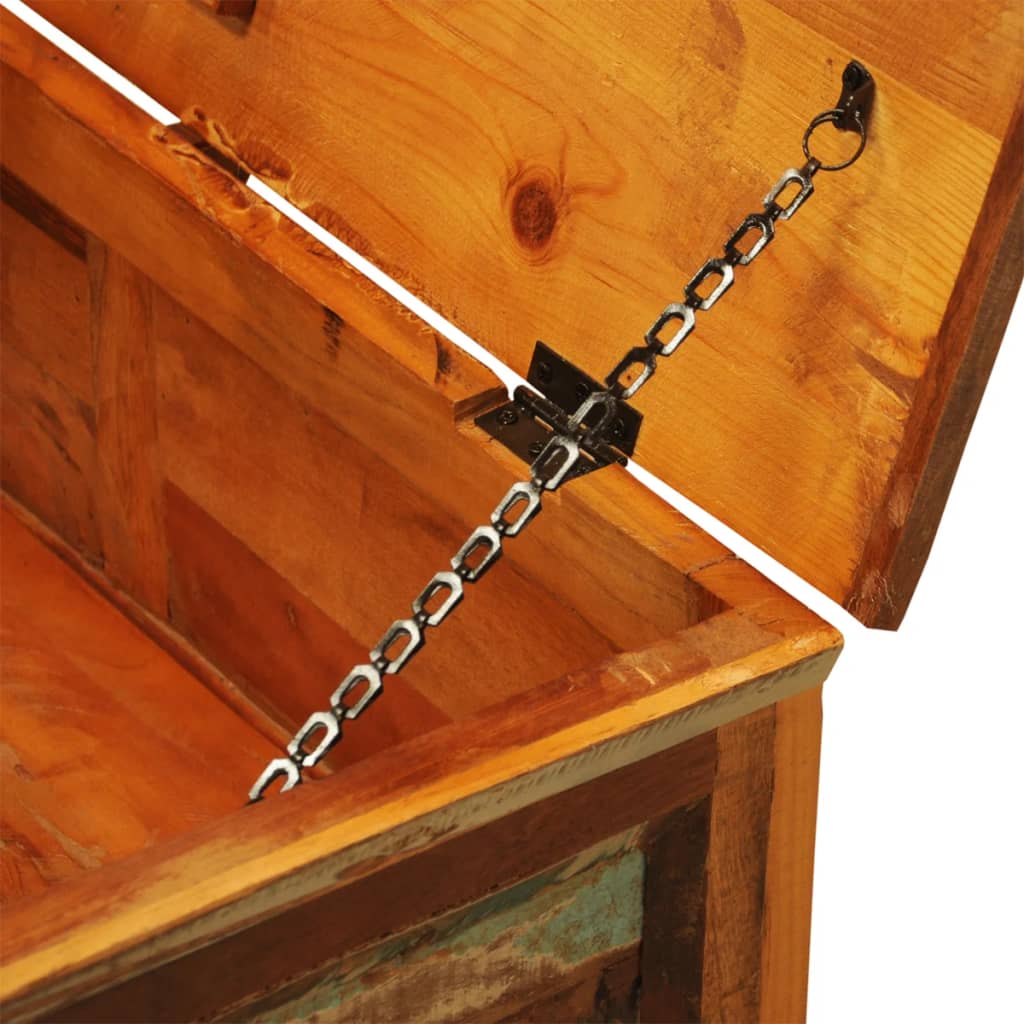 Coffee Table With Storage Vintage Reclaimed Wood