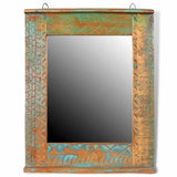 Reclaimed Solid Wood Bathroom Vanity Cabinet Set with Mirror - Extra Image