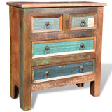 Reclaimed Cabinet Solid Wood with 4 Drawers - Extra Image