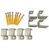 Window Security Grilles 69 x 114 cm - 45-Degree Angle