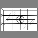 Window Security Grilles 69 x 114 cm