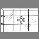 Window Security Grilles 69 x 114 cm