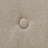 Dining Chairs 2 pcs Beige Fabric and Solid Oak Wood - 45-Degree Angle