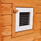 Outdoor Large Rabbit Hutch House Pet Cage Single House - Rear View