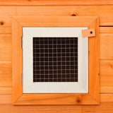 Outdoor Large Rabbit Hutch House Pet Cage Double House - Close-Up Angle