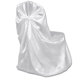 6 pcs White Chair Cover for Wedding Banquet