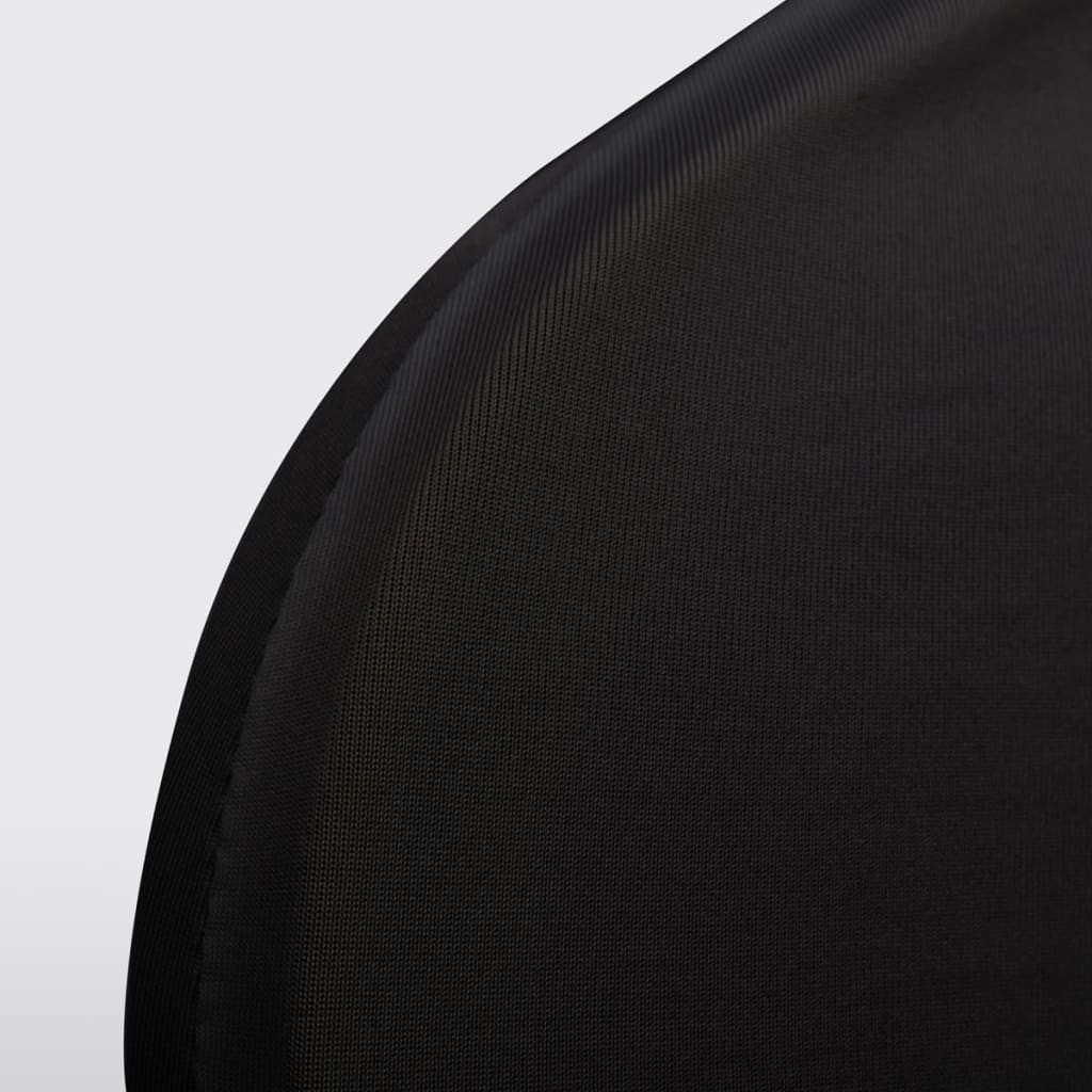 Chair Cover Stretch 6 pcs Black