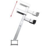 Boat Trailer Winch Stand Bow Support - Top-Down View