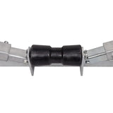 Boat Trailer Bottom Support Bracket with Keel Rollers - Top-Down View