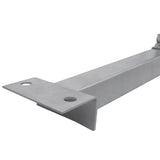 Boat Trailer Bottom Support Bracket with Keel Rollers - Close-Up Angle