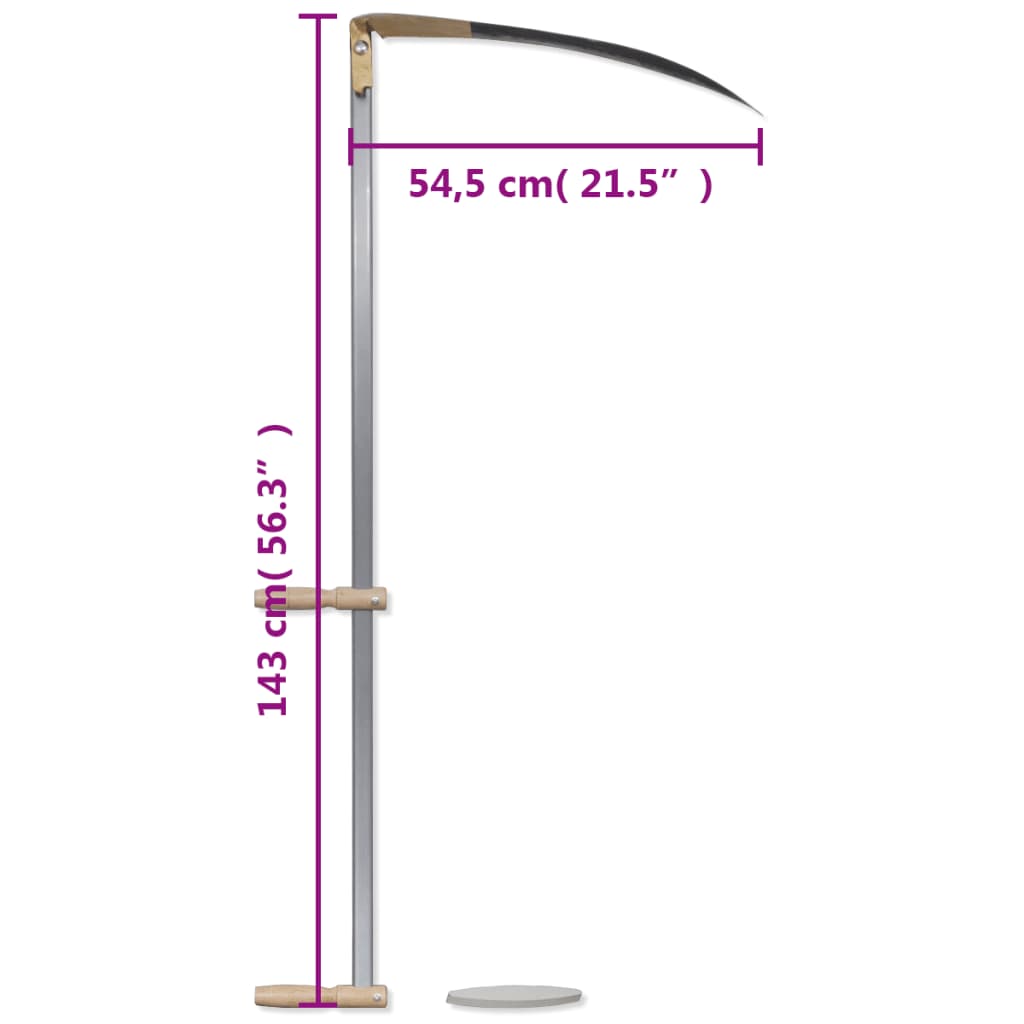 Scythe with Grinding Stone 143 cm