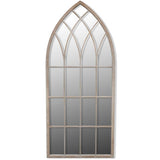 Gothic Arch Garden Mirror 50 x 115 cm for Both Indoor and Outdoor Use
