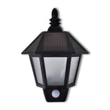 Solar Wall Lamp with Motion Sensor 2 pcs - Side View