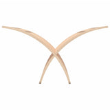 Wooden Magazine Rack Floor Standing Natural