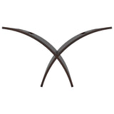 Wooden Magazine Rack Floor Standing Brown - Low Angle