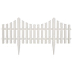 White Lawn Divider 17 pcs / 10 m