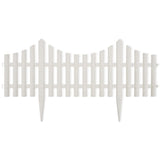White Lawn Divider 17 pcs / 10 m - Front View