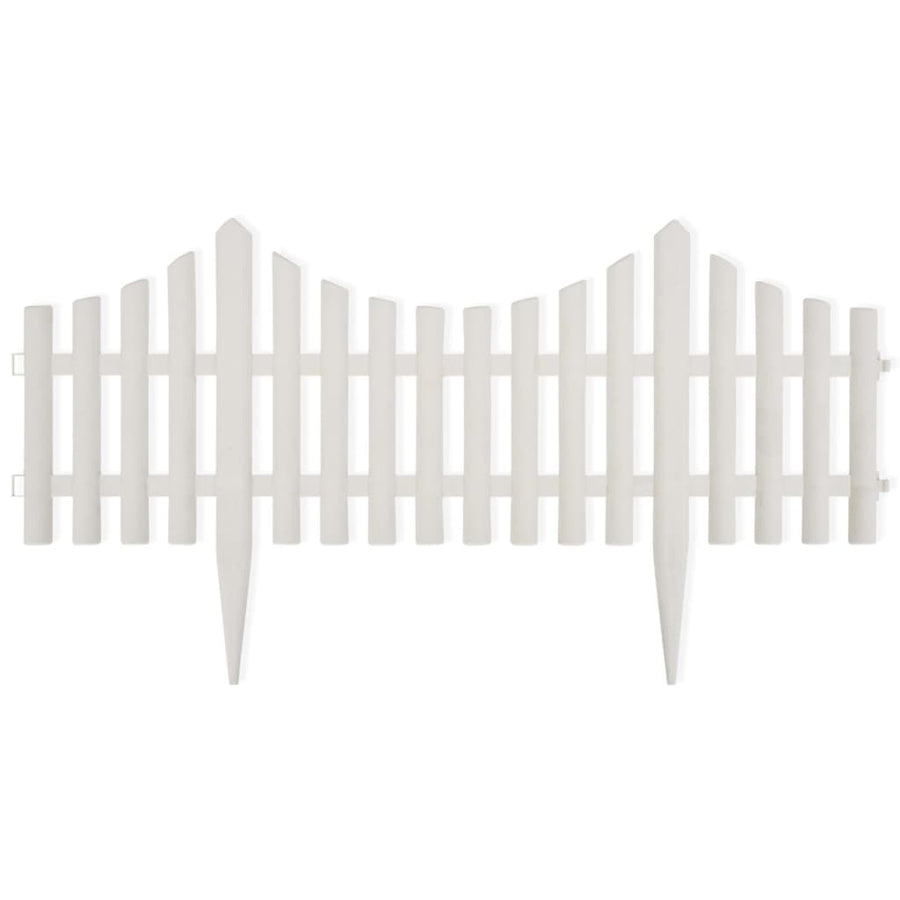 White Lawn Divider 17 pcs / 10 m