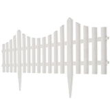 White Lawn Divider 17 pcs / 10 m - Side View