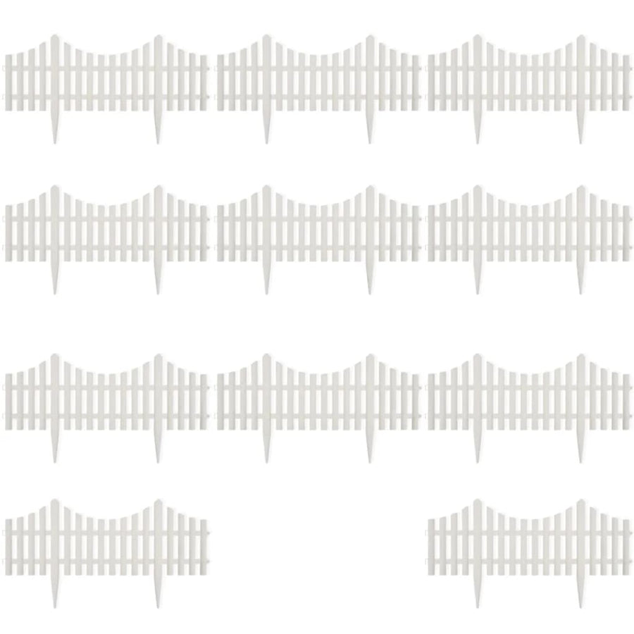 White Lawn Divider 17 pcs / 10 m
