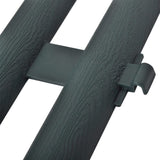 17 pcs Lawn Dividers 10 m Green - Top-Down View