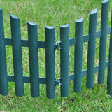 17 pcs Lawn Dividers 10 m Green - 45-Degree Angle