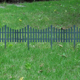 17 pcs Lawn Dividers 10 m Green - Low Angle