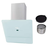Range Hood Tempered Glass White 600 mm - Rear View