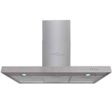 Flat Stainless Range Hood 900 mm